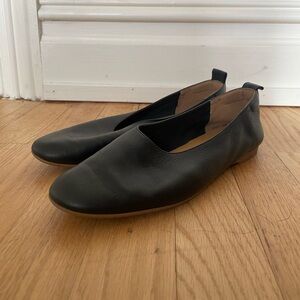 Black Everlane Leather Day Glove Flats
